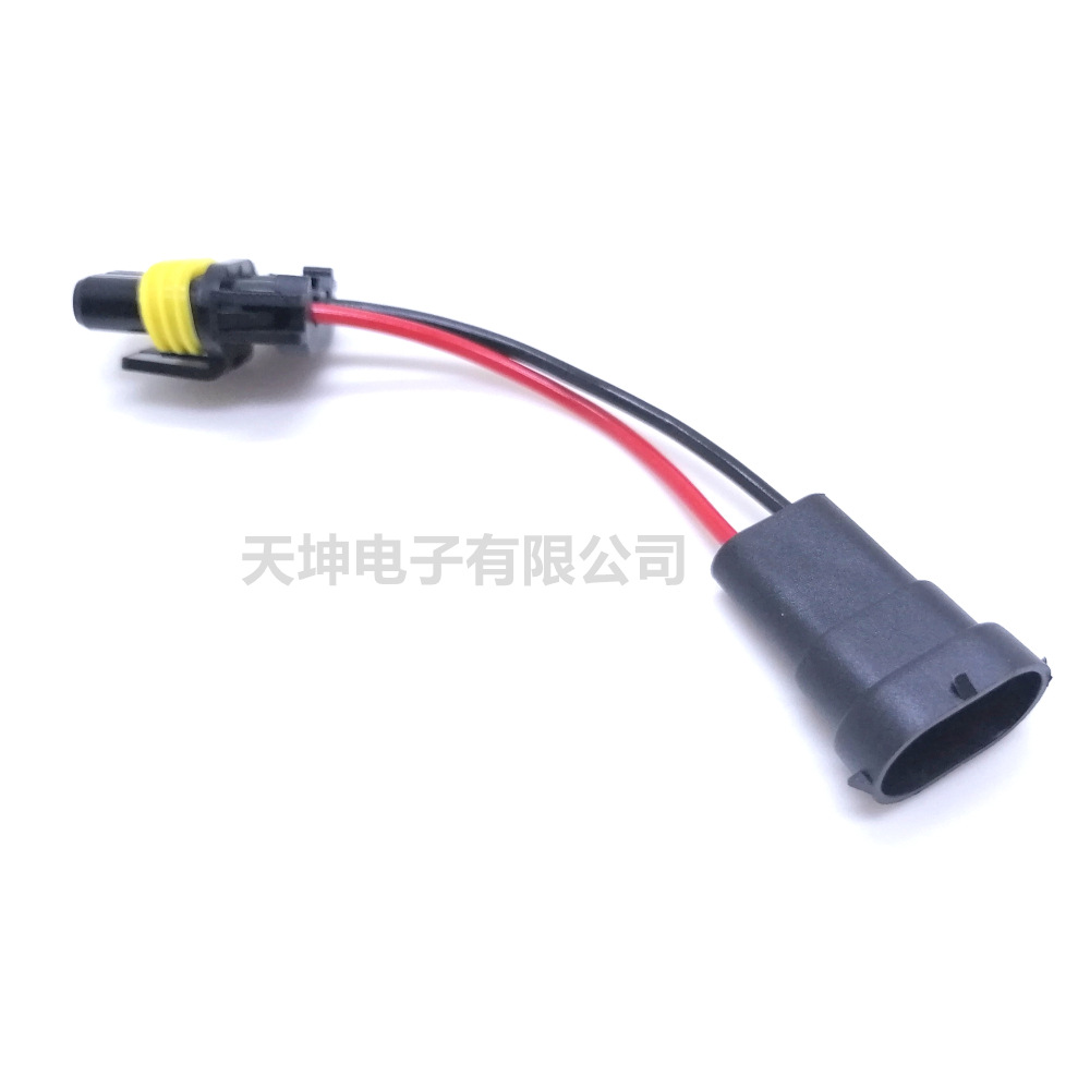 H11公头转9006母头胶（不套管）-3