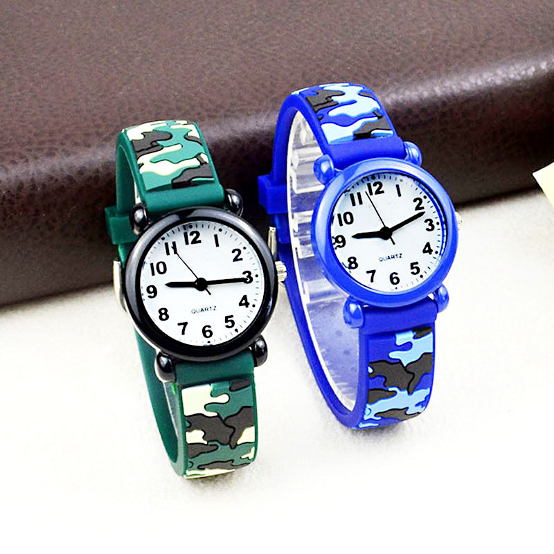 Children's camouflage military watch for boys