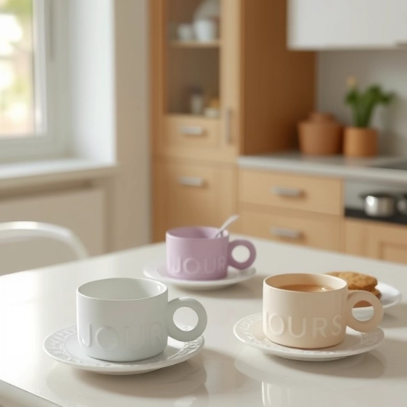 Tazas de café retro en línea, copas de copas de agua directa, regalos caseros, tazas de cerámica galvanizadas creativas, tazas de marca