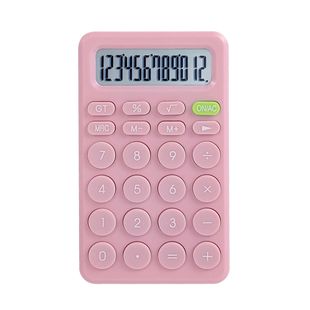 Candy color cute calculator solar 12-bit creative portable student calculator high-looking office manufacturer