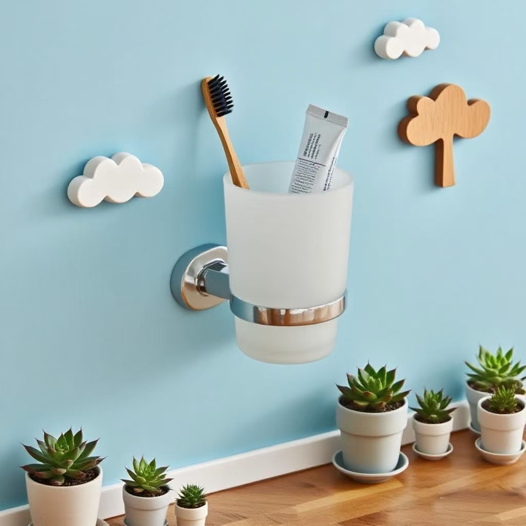 Transfronterizo especial para colgantes de baño de seis piezas de aleación de zinc toallas de papel gancho conjunto de toallas de baño