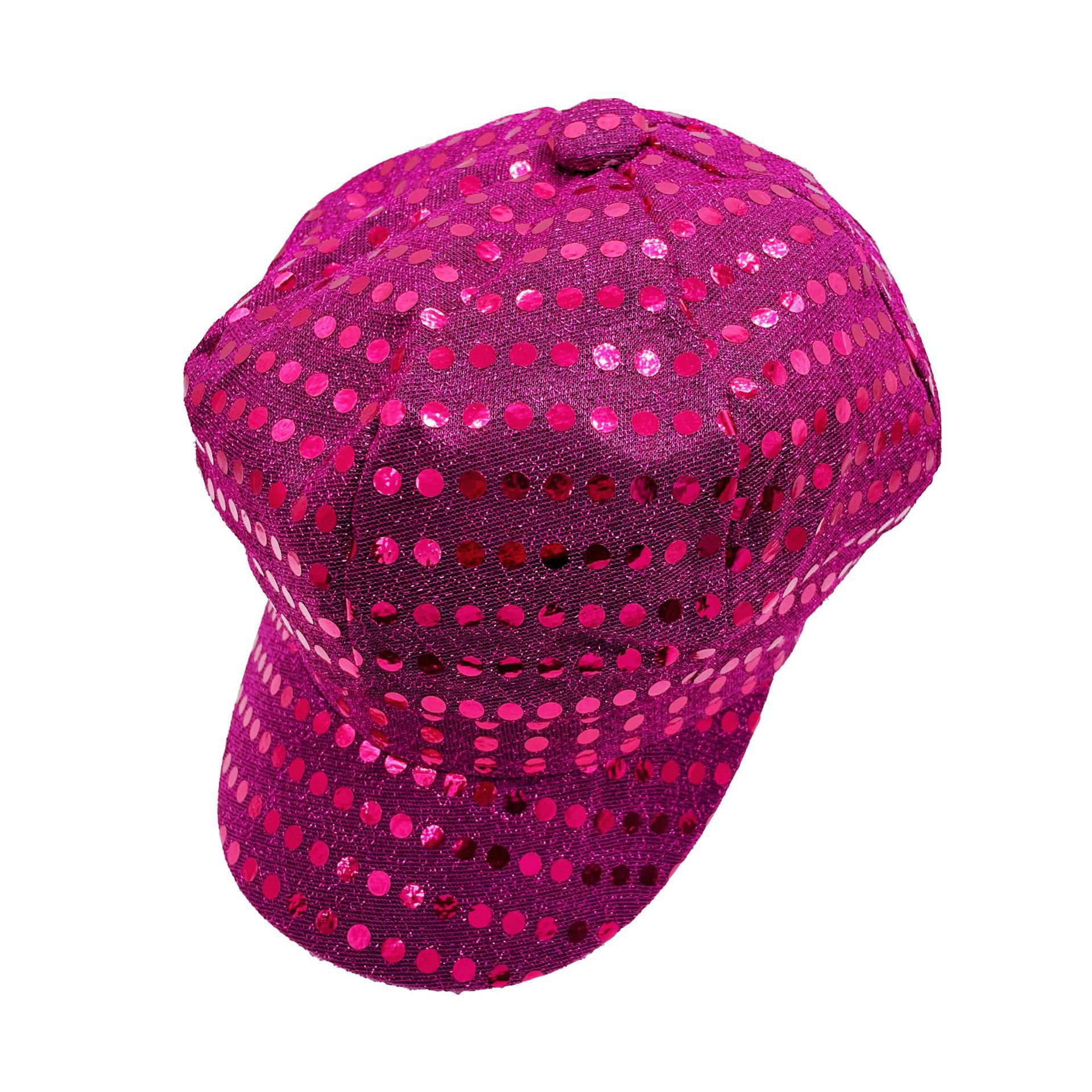 70s Disco Performance Sequin Hat For Festival Party And Cosplay_voghion.com