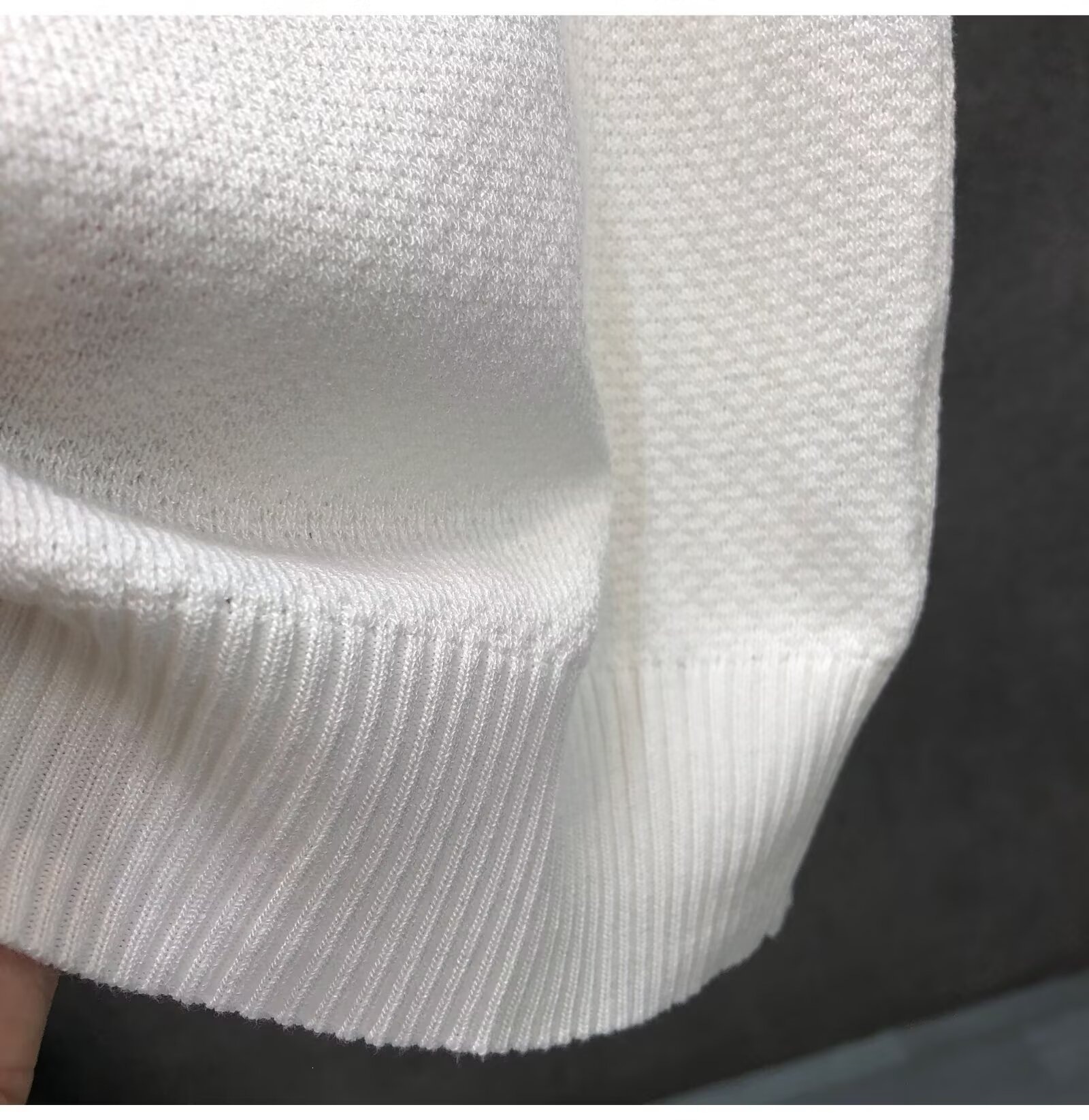 Men's Breathable Knit Polo Shirt With Contrast Collar, Casual Business Short Sleeve Top For Summer, Comfortable Loose Fit T-Shirt_viptrois.com