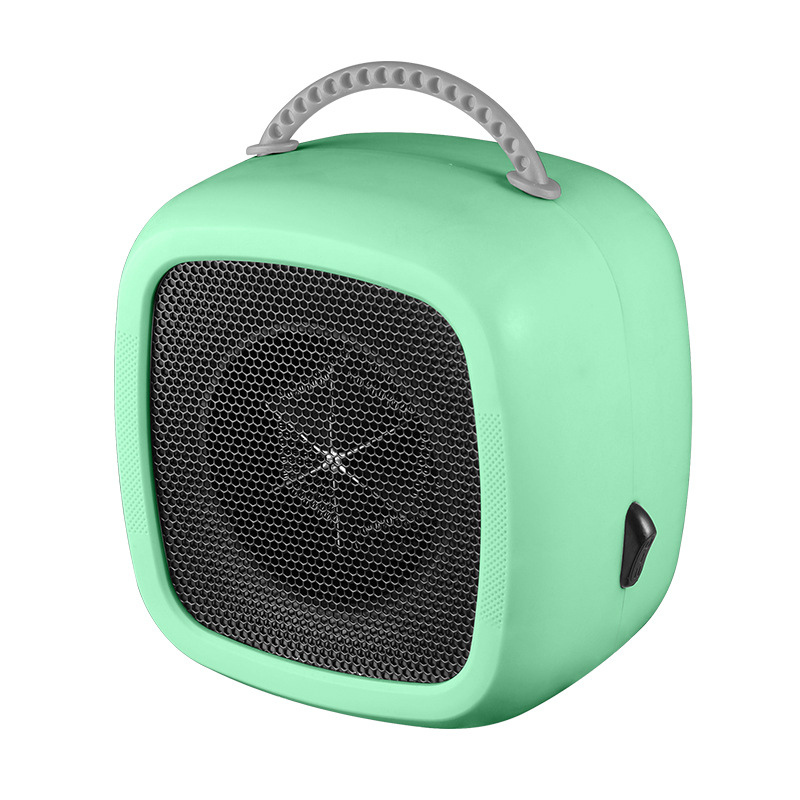 Green two-speed portable heater
