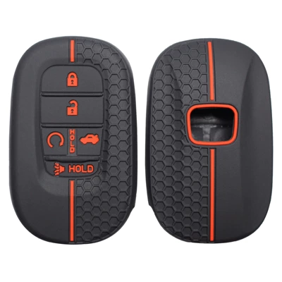 Static Rod/Key Bag – silicone key case - black-red