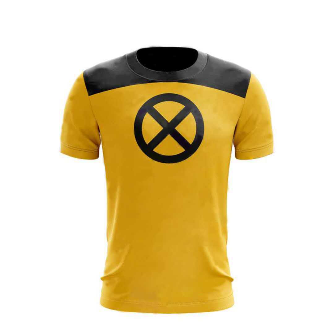 Deadpool yellow fork short sleeve