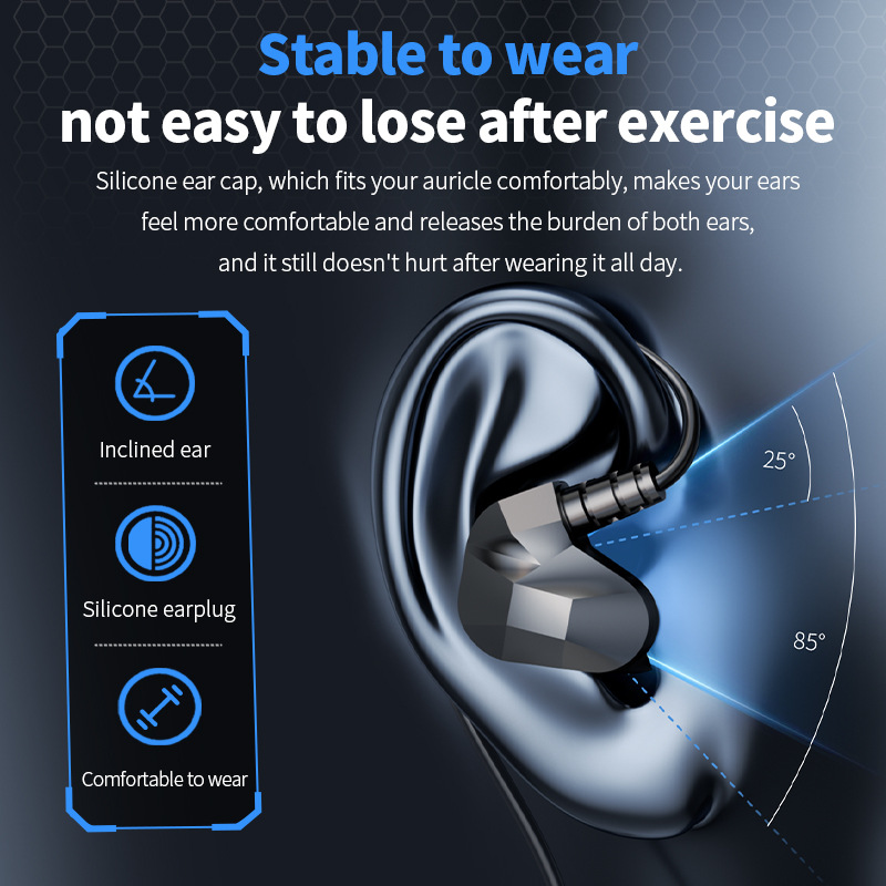 Auriculares In-Ear HIFI con Cable de Alta Fidelidad para Celular y Computadora