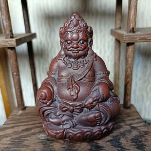 in stock wholesale Yixing raw ore purple sand sculpture Huang Caishen home ornaments tea pet live a generation of delivery