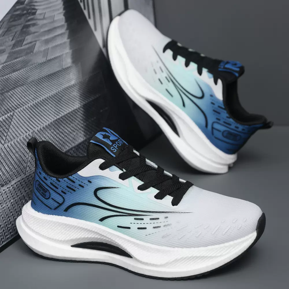 情侣运动鞋户外透气真爆碳板时尚简约轻便跑步鞋减震情侣款运动鞋