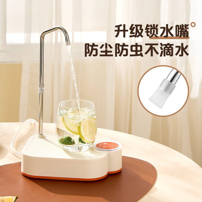 Bomba de agua de barril de Chigao, dispensador de agua eléctrico, alimentador de agua plegable, absorbedor de escritorio de agua pura