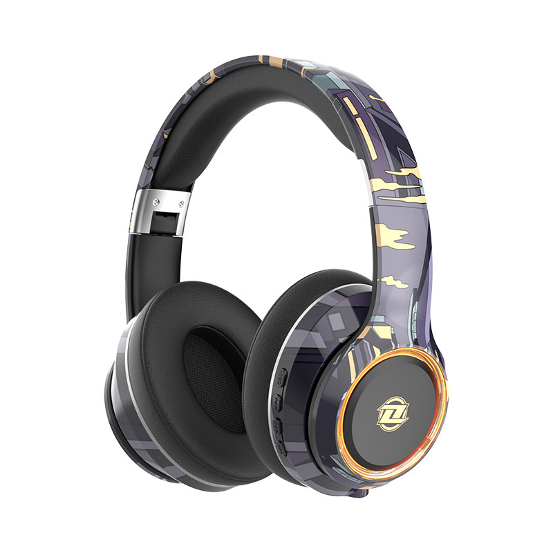 国潮潮系落書きヘッドセットbluetoothヘッドセット重低音電気競争運動電気商クロスボーダー爆金直販卸売り|undefined