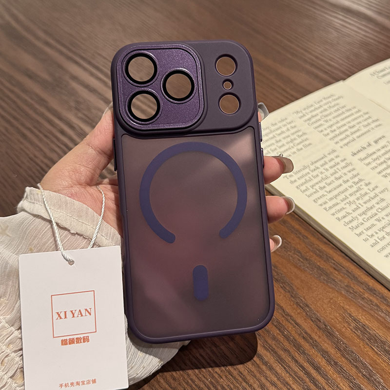 自带镜头膜适用苹果17Promax手机壳磁吸新款iphone16Pro镜头保护壳磨砂男士15PM手机套软胶防摔ip14全包外壳|undefined