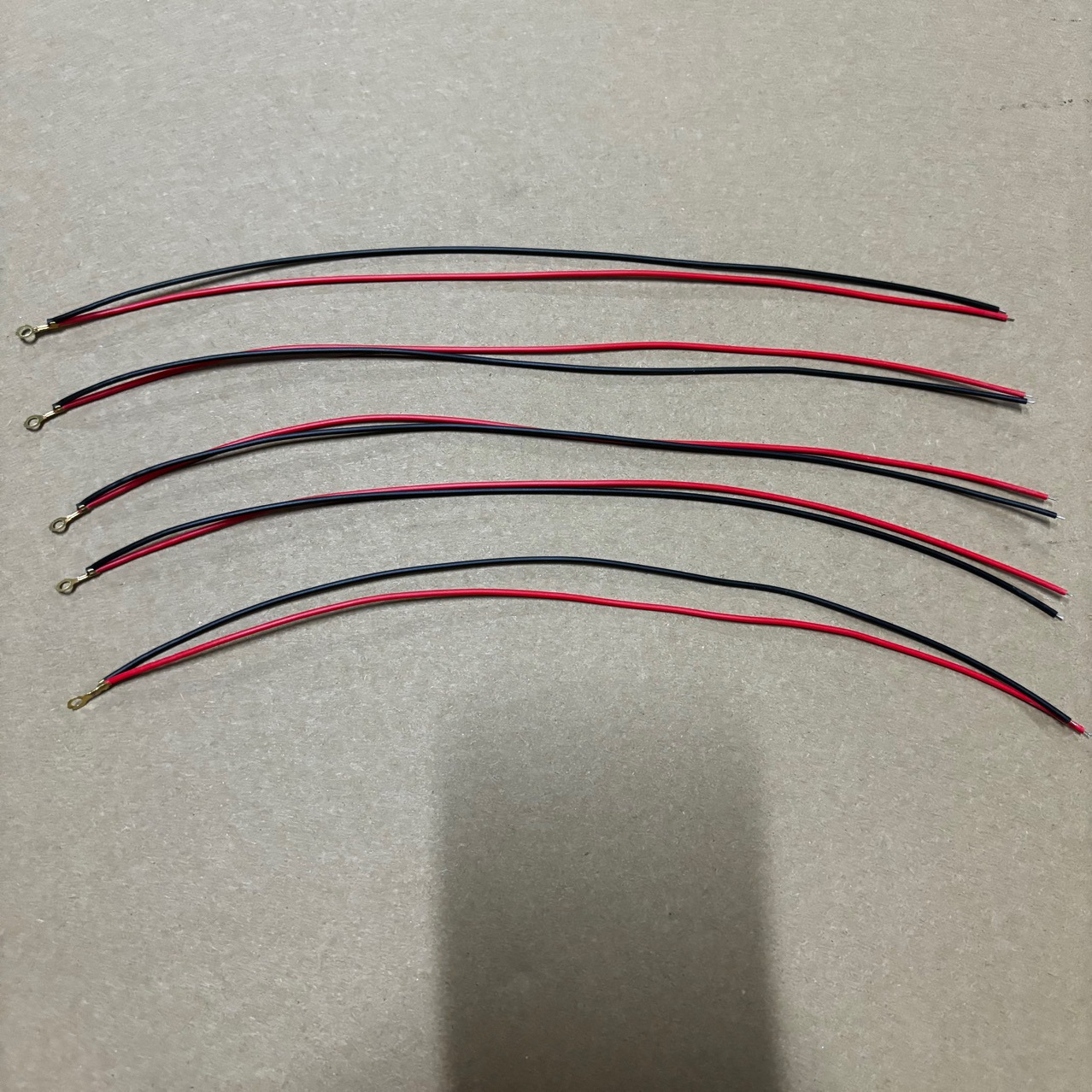 T5 T8 合压端子线 M2.5内径连接线排线电子线喇叭线 日光灯线26CM