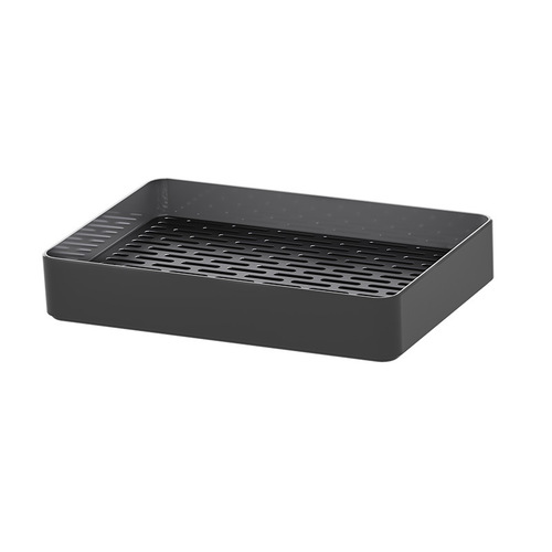 Yimijia tea tray tea set cup holder food tray living room kitchen storage tray fruit double layer drain tray