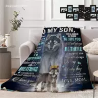 Популярное фланелевое одеяло с текстовым принтом на Amazon, подарок от папы сыну, одеяло для комнаты с кондиционером