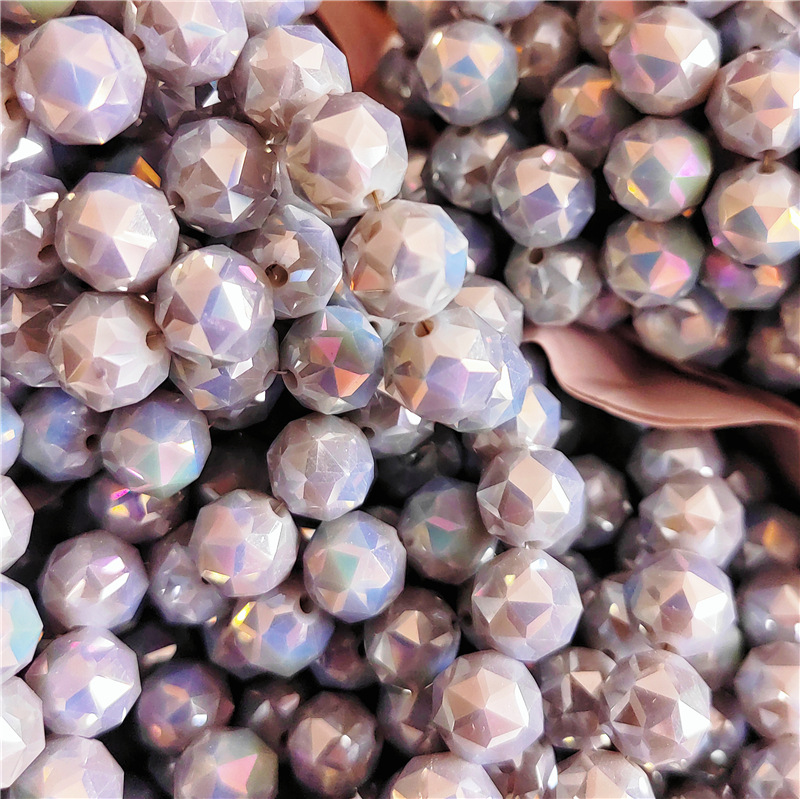 Mayorista 10mm cristal bola de flores galvanizado de alta temperatura abdiy bola de vidrio de colores pulseras collares pendientes accesorios de ropa