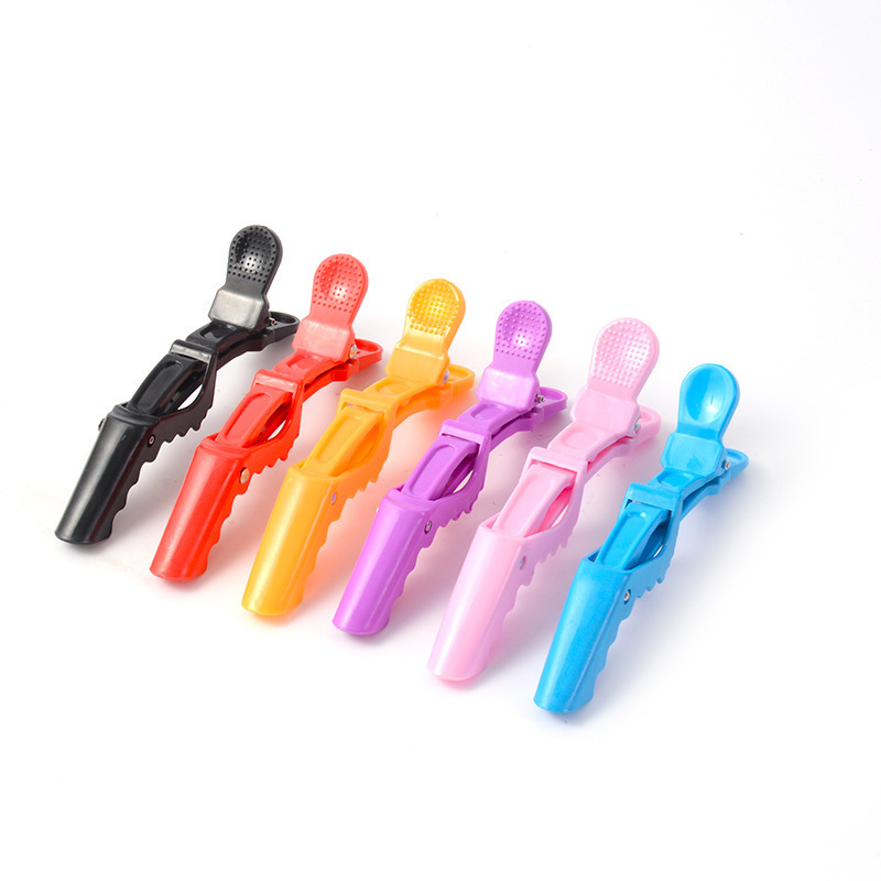 ワニ口クリップ、ロゴ印刷可能、ヘアクリップ、理髪店、ヘアツール、仕分けクリップ、グリップクリップ、越境|undefined
