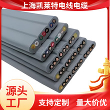定制行車屏蔽扁電纜 特種扁電纜 帶鋼絲線纜 卷筒扁電纜 阻燃