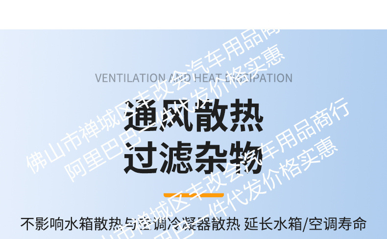 Suitable for Leapmotor D99 pure electric version/rechargeable version, integrated welded car insect-proof mesh, special accessory for the front grille