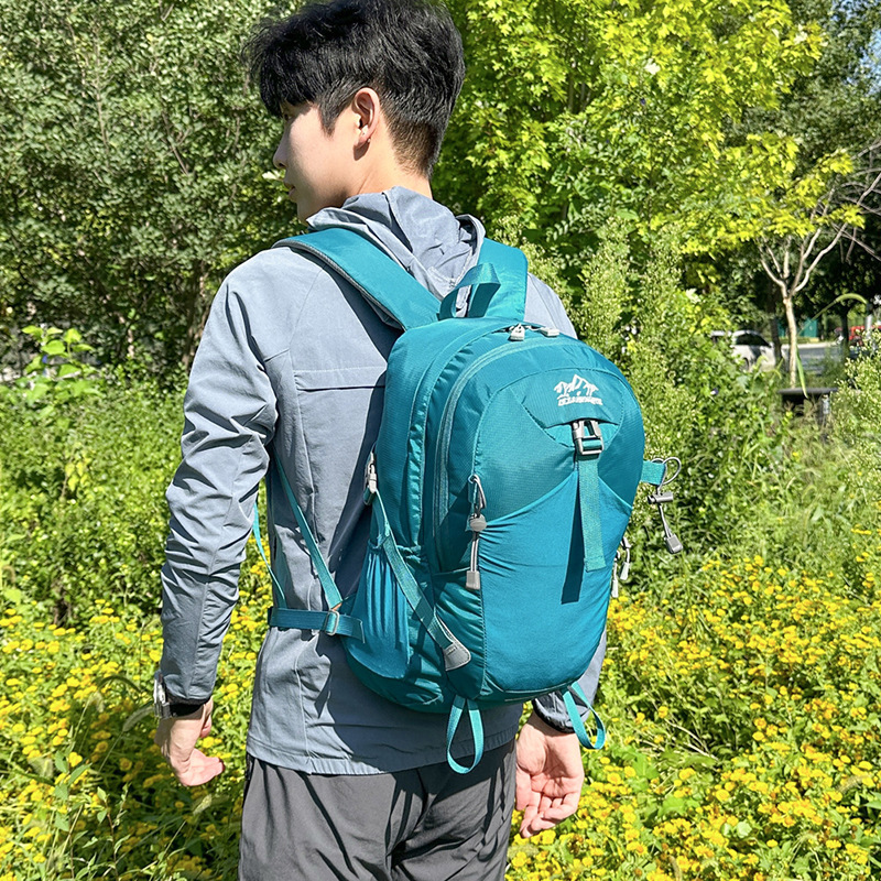 国境を越えた新しいアウトドア超軽量登山バッグ男性と女性のバックパックスポーツ撥水ハイキングレジャー旅行バックパック|undefined
