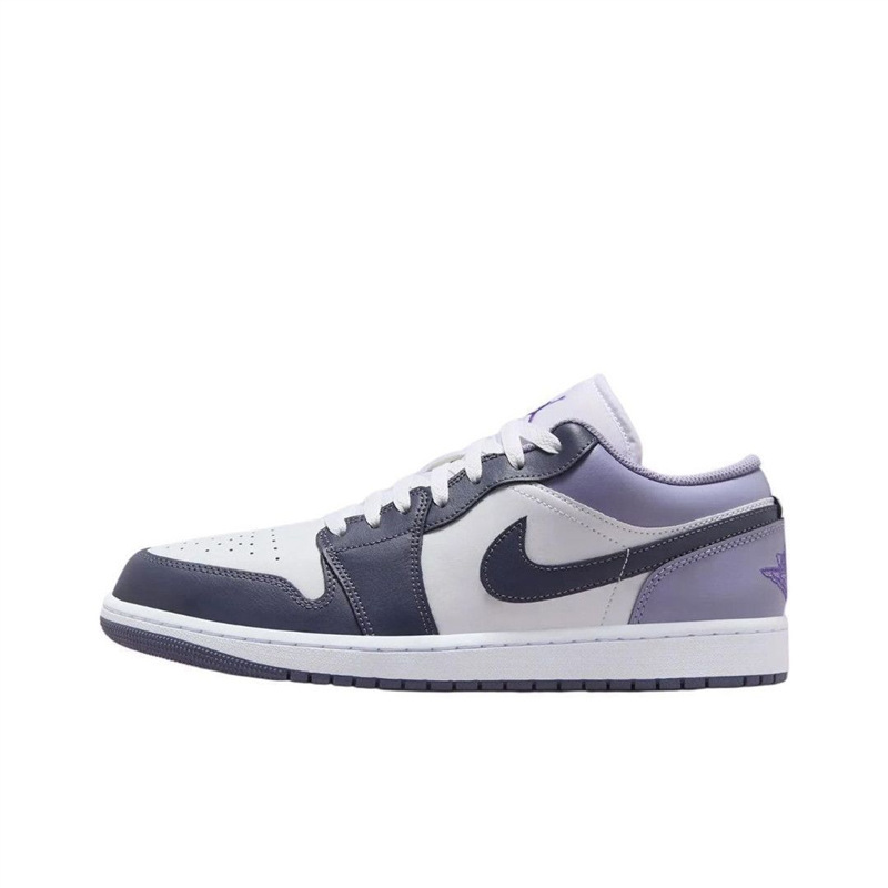 人気のAJ1ロートップタバコグレー黒と白の多用途男性と女性のキャンパストレンドカジュアルカップルバスケットボールシューズスポーツスニーカー|undefined