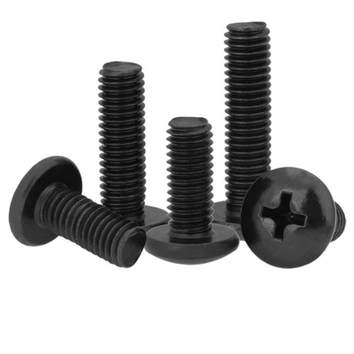 TM carbon steel black large flat head screw mushroom head cross large flat head machine screw large head umbrella head bolt M3/M4
