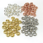 18k包金保色散珠车轮珠隔片diy配饰手链项链隔珠串珠饰品配件批发