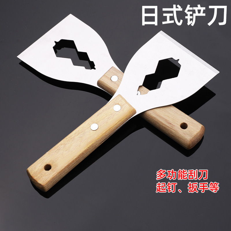 Cuchillo de limpieza cuchillo japonés multifuncional cuchillo de acero inoxidable cemento cuchillo de limpieza cuchillo de herramientas de decoración cuchillo golpear