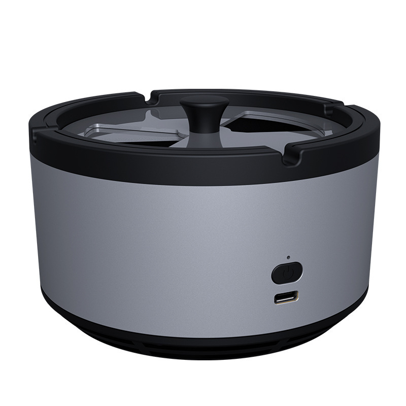 (2개) 자기 프라이밍 가정용 작은 음이온 산소 바 산화 청정기 다기능 지능형 간접 연기 먼지 재떨이