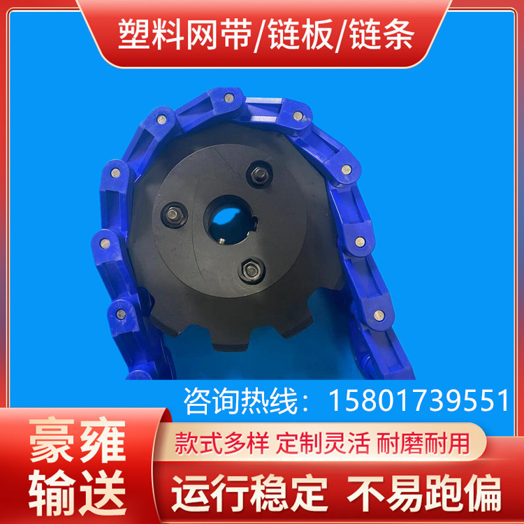 黑色尼龙材质刮泥机传动链条 气浮机传动链条 刮渣机链条材质可选