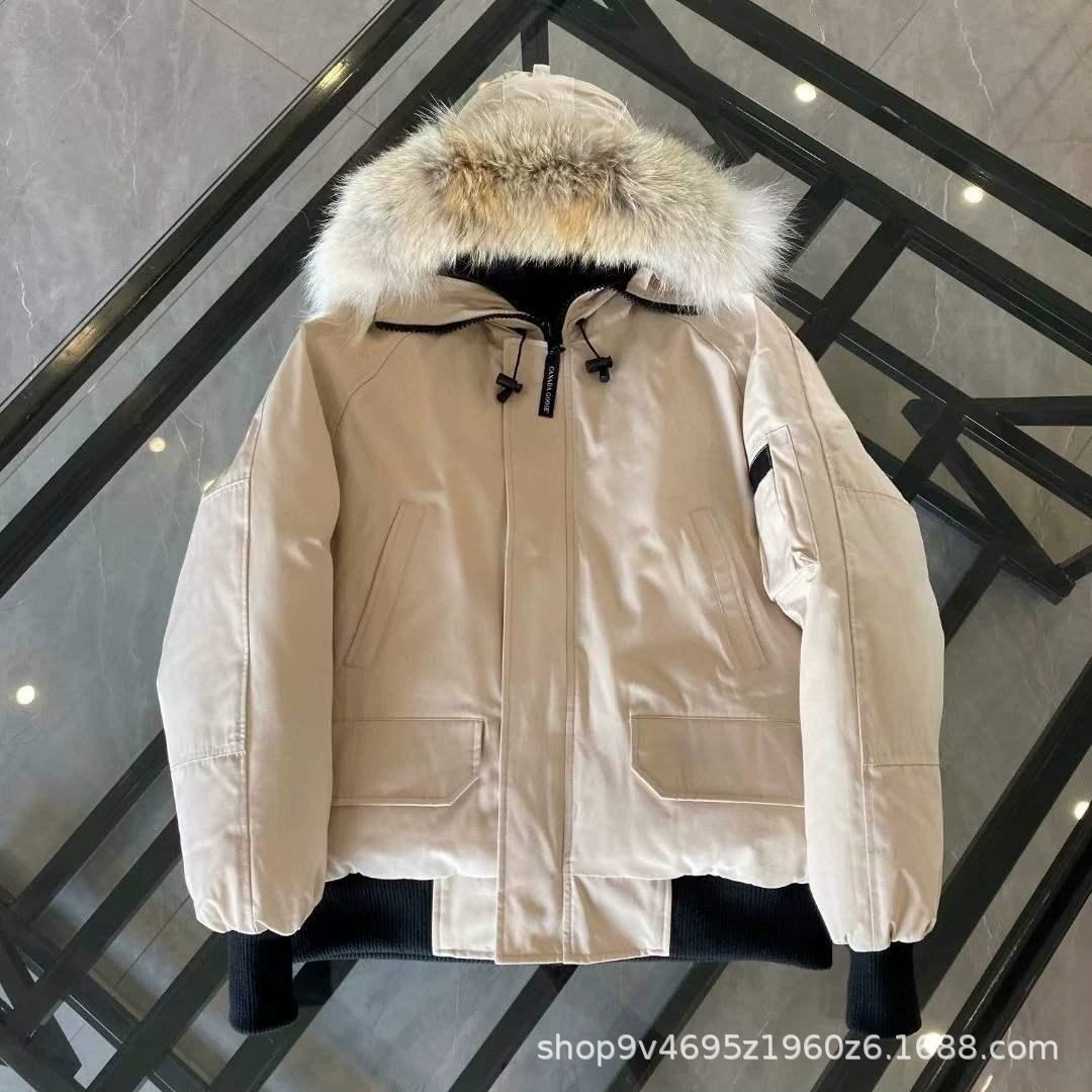 Большой пуховик Goose 01 короткий канадский пилотный жакет мужской и женский парка 7999м