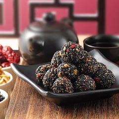 黑芝麻丸【代发】 九蒸九晒独立包250克装 零食黑芝麻丸