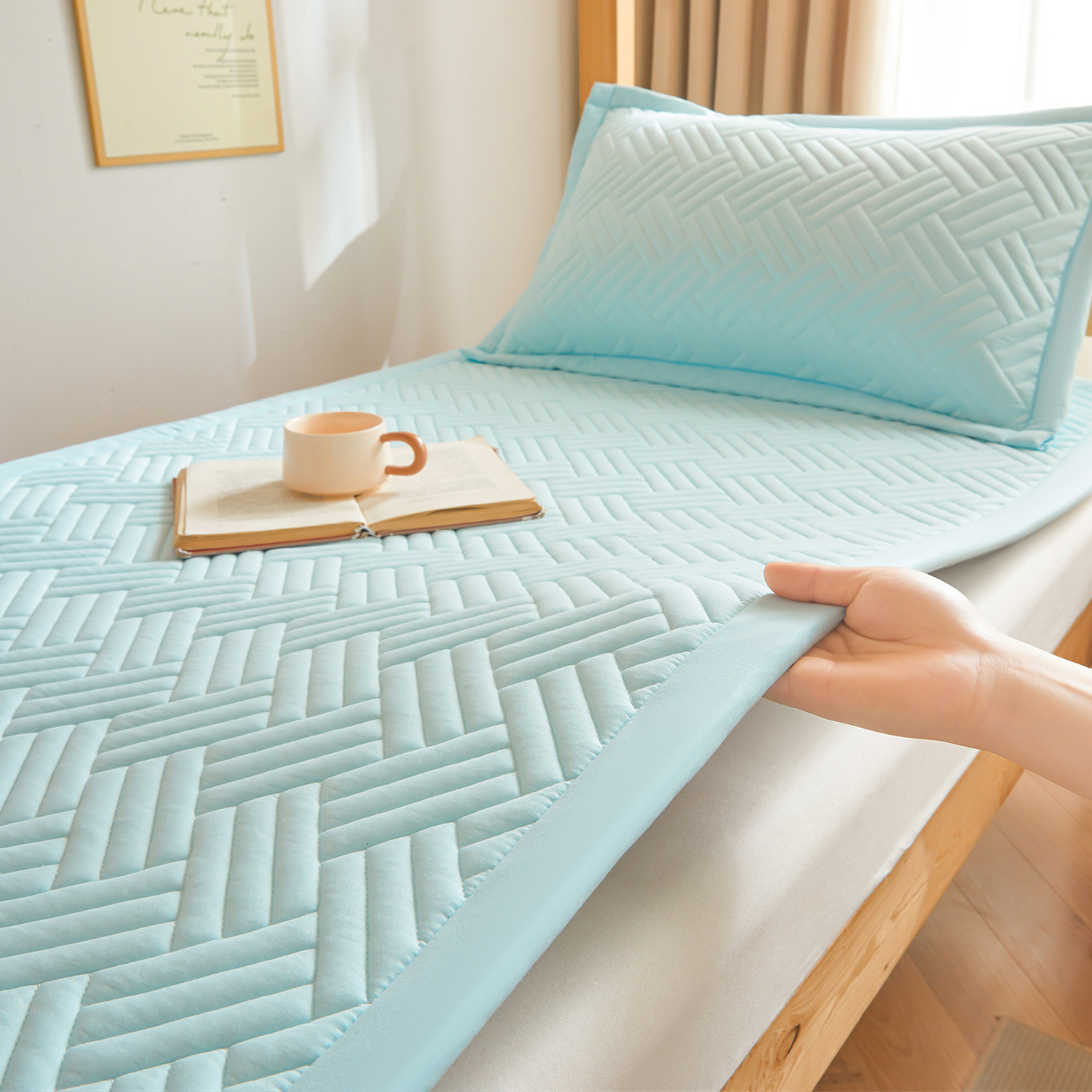 모던 - 담수 블루 [A등급 산모 및 유아용, 피부 친화적, 통기성]