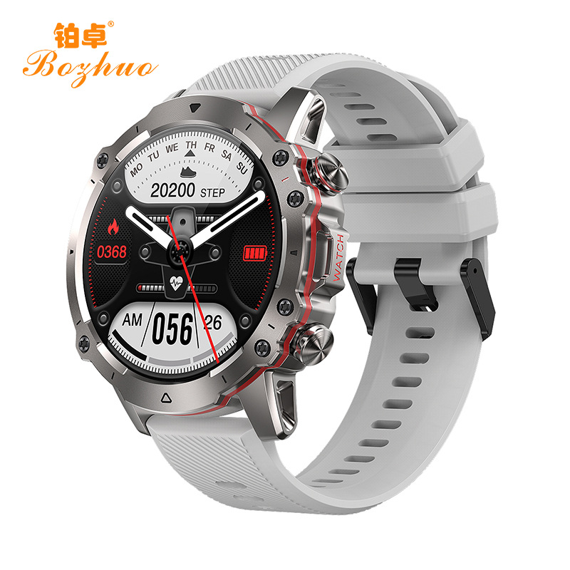 Cross-border new AK56 smart watch 2023 high-definition Bluetooth voice call outdoor three-proof heart rate blood pressure monitoring 
