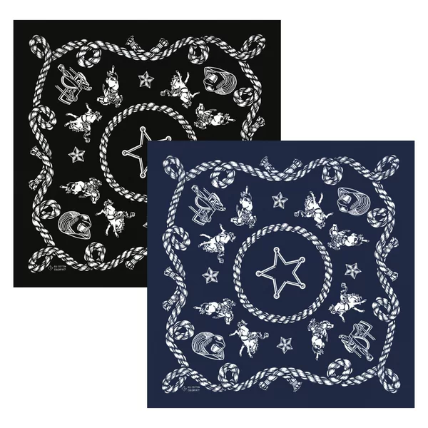 Premium Cotton Digital Print In-Stock Rider Scarf, American-Style Square Scarf for Street Dance, Sports, Cycling, Mountaineering, and Outdoor Activities