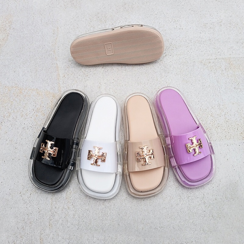 Tb Slip-On Slippers with Air Cushion for Women, European and American Big Brand Women's Sandals, 2023 New Summer Cross-Border Model Tb Slip-On Slippers with Air Cushion for Women, European and American Big Brand Women's Sandals, 2023 New Summer Cross-Border Model