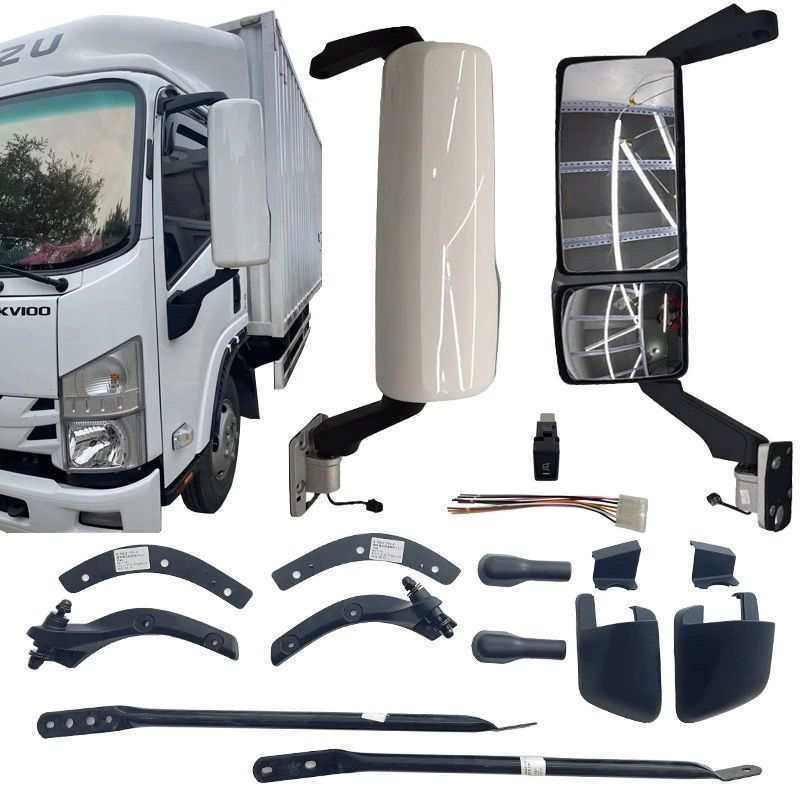 Isuzu Qingling Kv100 Kv600 M100 M600 Modified Electric Heating Large Field of View Rearview Mirror Reversing Mirror