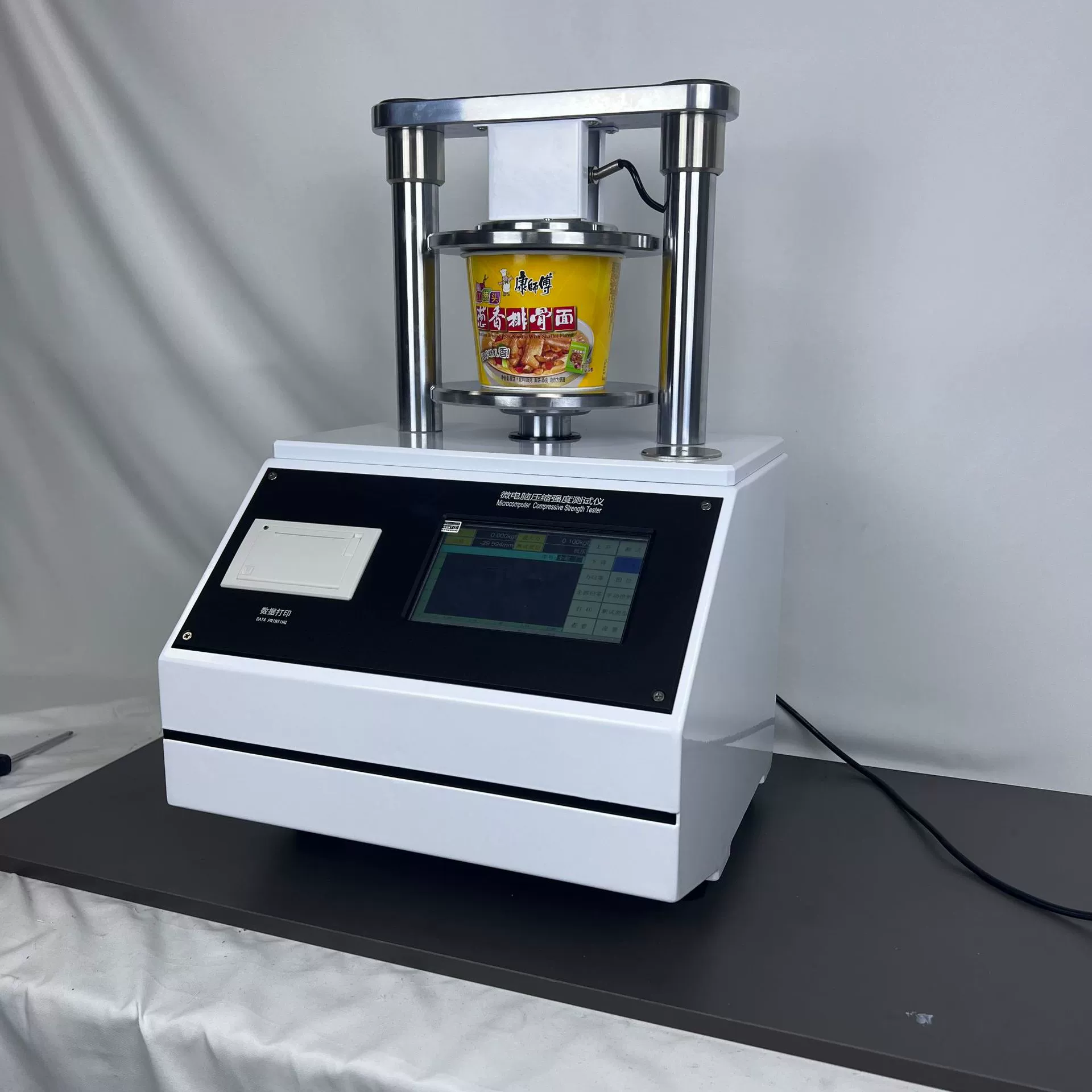 Машина для испытания под давлением края бумажной доски, бумажный стаканчик, тестер чаши для бумаги, тестер прочности склеивания в картонной упаковке, сотовая доска, машина для плоского давления