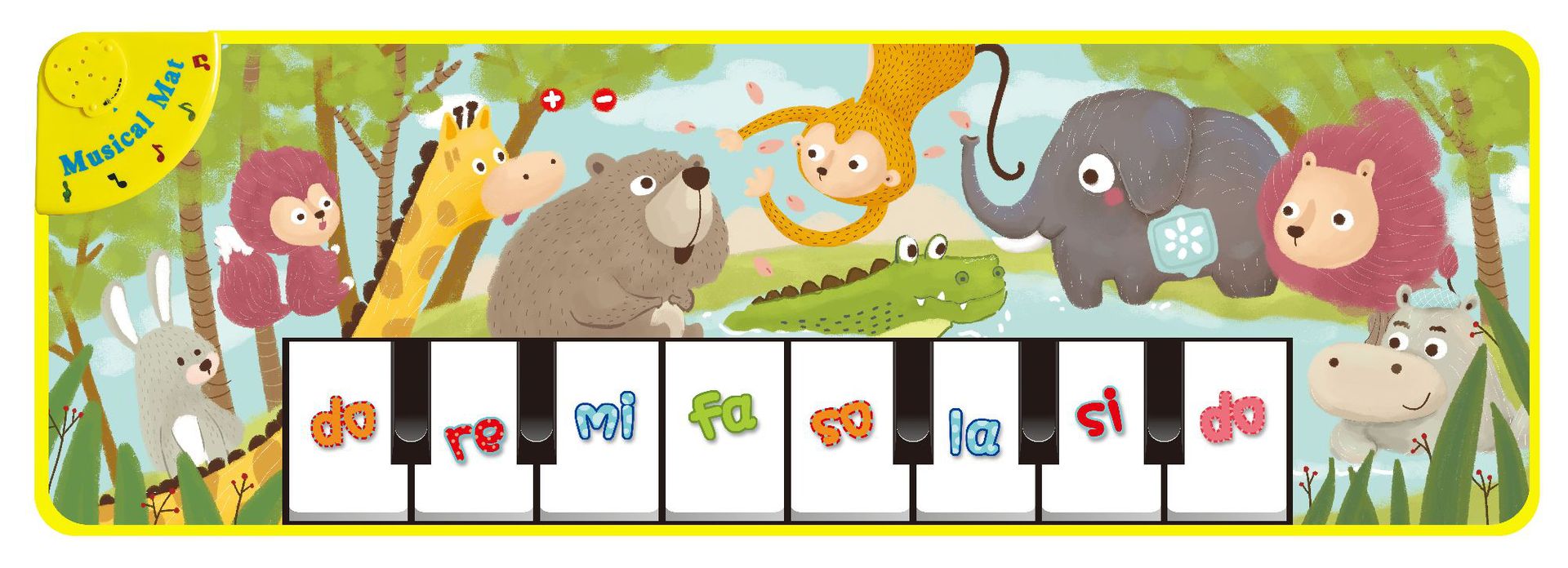 新品儿童动物乐器钢琴音乐互动游戏毯音乐毯早教电子玩具录音回放