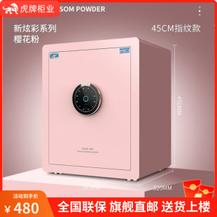 Tiger Brand Colorful Safe Home Fixed Small Office Light Luxury Smart Modern In-Wall Safe