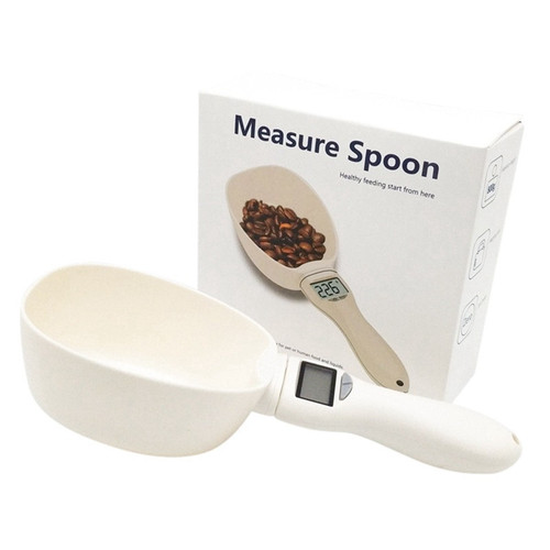 New household electronic baking scale pet dog food and cat food measuring spoon electronic weighing cat and dog food weighing feeder spoon
