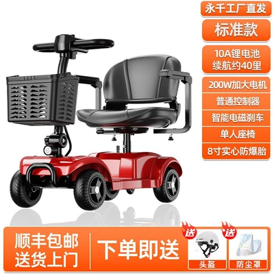Qatlanan elektrik velosipedlər adult electric vehicle, foldable two-seater - standard-10a-lithium-battery