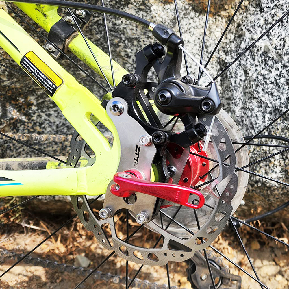 Asiento de conversión de freno de disco de bicicleta ZTTO Modificación de bicicleta de carretera de montaña con freno de disco convertidor de base de disco de freno