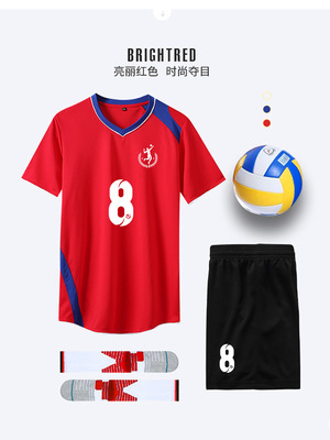 new pattern Volleyball clothing suit men and women student Gas Volleyball clothes match Athletic Wear Printed train Jersey Printing