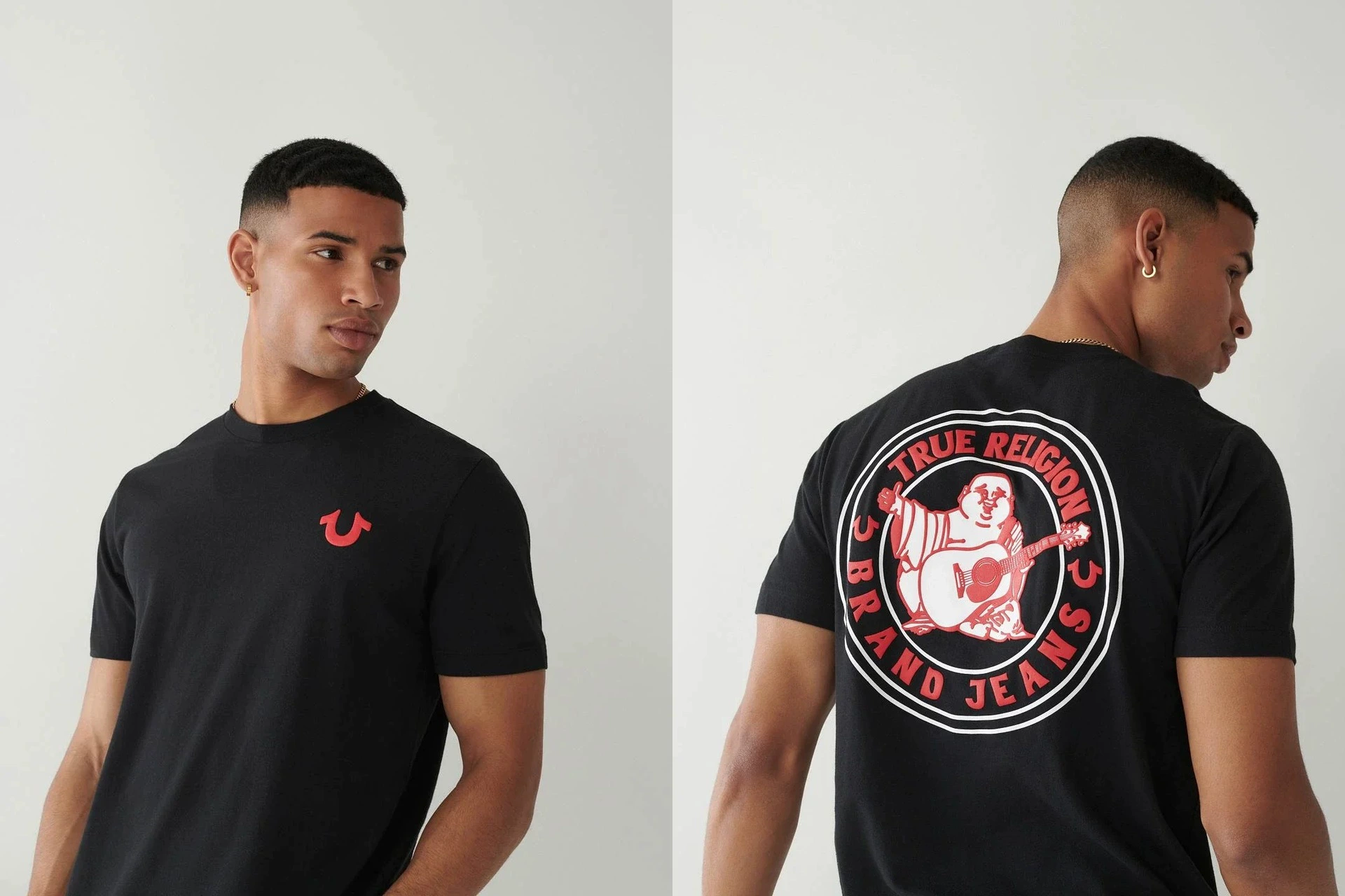 Футболка True Religion женская, короткие рукава, мужская винтажная повседневная