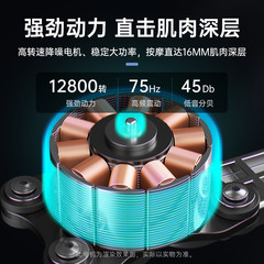 New Konka Fascia Gun Muscle Relaxation Neck Mask Gun Silent Electric Vibration Massage Gun LCD Display Fascia Gun