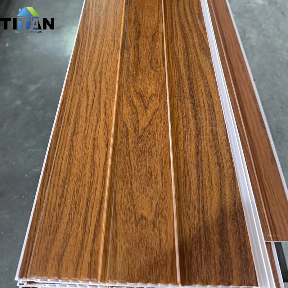 200*7mm refuerzo de plástico impermeable decoración PVC tablero de pared integrado tablero de demolición comercio exterior refuerzo de acero plástico techo cei