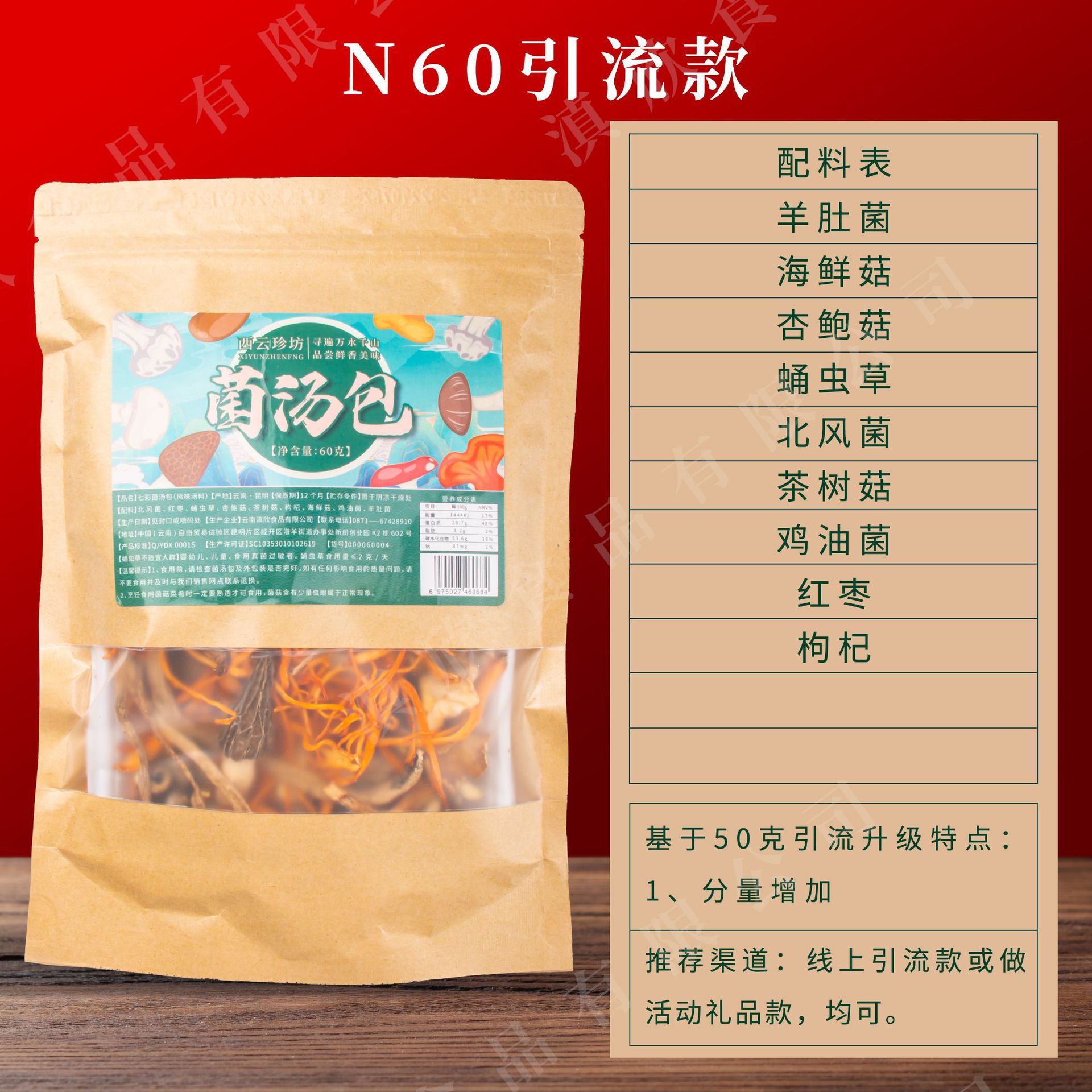 타오바오 60 그램의 폭발 1 (모르첼라 포함)