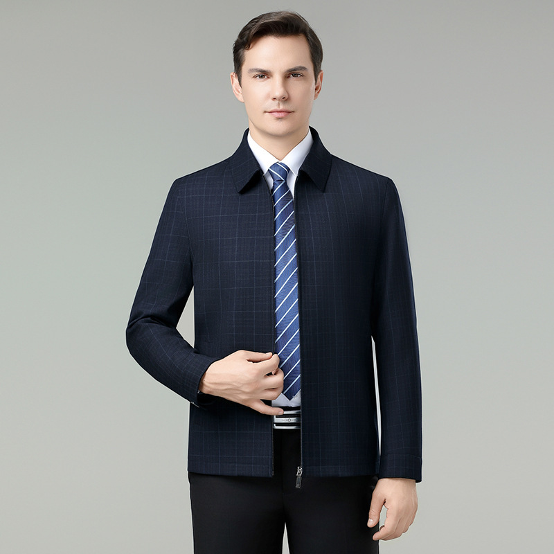 2026 Spring New Jacket High-Quality Men's Fashion Brand Casual Business Non-Iron Simple Jacket Coat