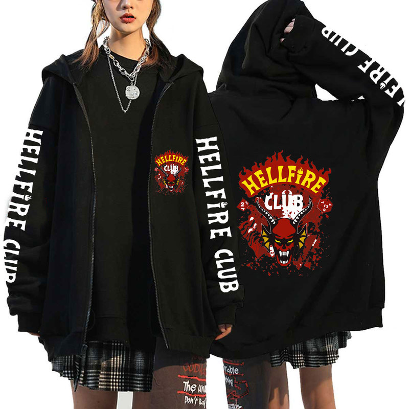 Strange Story 4 Sweatshirt Men's Women's Sweatshirt Diablo Harajuku Aesthetic Street Costume Hellfire Hoodie